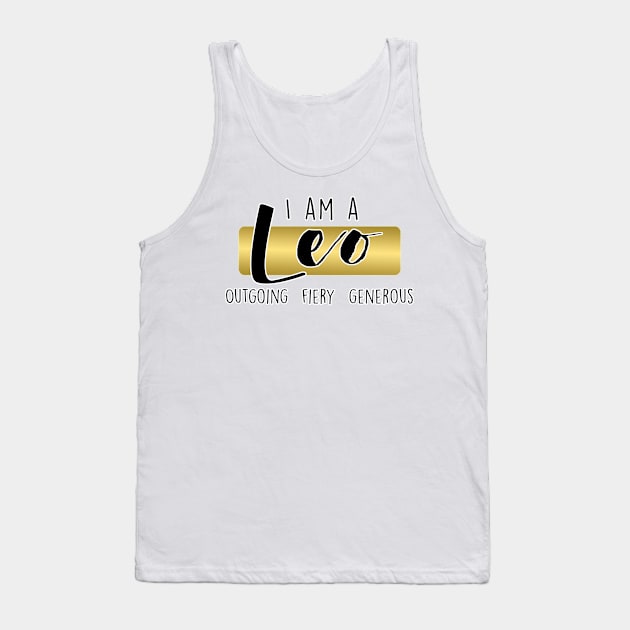 I am a Leo Tank Top by MissOstrich